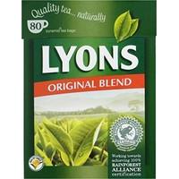 12 X Lyons Tea Bags Original Blend Green 80\'S (12 Pack Bundle)