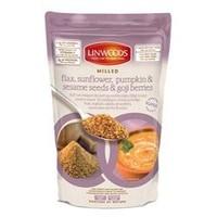 12 Pack of Gluten Free Linwoods Organic Milled Flax S Flower & Goj 425 g