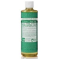 12 Pack of Dr Bronner Almond Castile Liquid Soap 472 ML