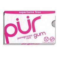 12 pack of gluten free pur gum pur gum pomegranate mint bli 9 pieces