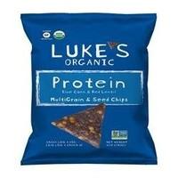 12 pack of lukes organics blue corn red lentil chips 142 g