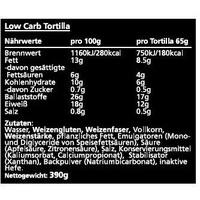 12 Pack of Carbzone Low Carb Tortilla Large 390 g