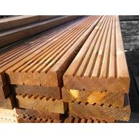 123mm x 33mm treated wooden decking boards 30m 5