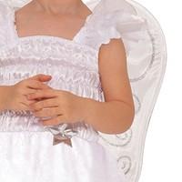 12-24 Months White Angel Fairy Baby Toddler Girl Nativity Christmas Girls Faerie Snow Ice Fancy Dress Costume Party Silky Wings Headband Outfit