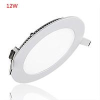 12W 1000LM Round Ceiling Lamp LED Panel Lights LED Recessed Downlight(85-265V)