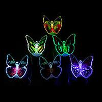 12pcs luminous colorful led butterfly lightrandom colors