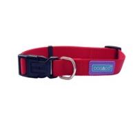 12 red adjustable nylon dog collar