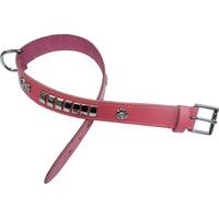 125 x 22 25 pink bull terrier collar