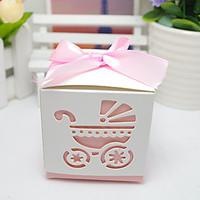 12 Piece/Set Favor Baby carriage Favor Boxes / Candy Jars and Bottles / Cookie Bags / Gift Boxes