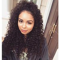 120% High Density Glueless Lace Front Human Hair Wigs With Baby Hair Lace Front Wig For Black Women Deep Curly Wave Peruvian Wig