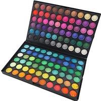 120 colors eyeshadow palette professional dazzling matteshimmer 3in1 e ...