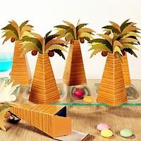 12 Piece/Set Favor Holder - Tropical Palm Candy Box Summer Beach Party Decoration Non-personalised