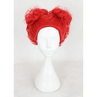12Inches Short Red Queen Synthetic Hair Anime Cosplay Wig CS-318A