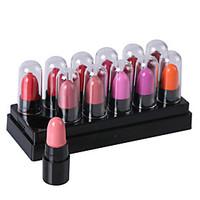 12colorsset mini cute 12 colors lipstick travel set waterproof lip col ...