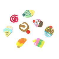 12 Colors 3D Fimo Slice Cake Nail Art Decoration