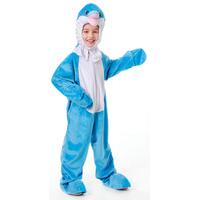 128cm childrens dolphin costume with head