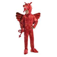 128cm Children\'s Red Dragon Costume