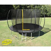 12ft Pulse Black trampoline