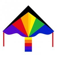 120cm Rainbow Simple Flyer Kite