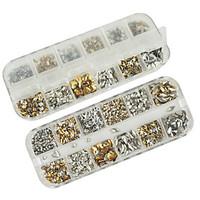 1200PCS Mixs Model Rivet Nail Art Decorations