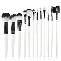 12 Makeup Brushes Synthetic Hair Professional / Portable Wood Face/Eye / Lip