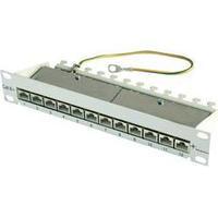12 ports network patch panel telegrtner j02022a0057 cat 6a 1 u
