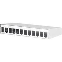 12 ports network patch panel metz connect 130861 1202 e unequipped 1 u