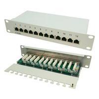 12 ports Network patch panel LogiLink NP0041 CAT 6 1 U