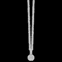 12 diamond 18ct white gold pendant chain