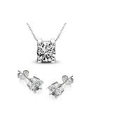 £12 instead of £149.99 for a crystal pendant & earrings set from GameChanger Associates - save 92%