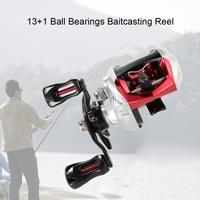 13+1BB Ball Bearings Fishing Baitcast Reel Baitcasting Reel 6.3:1 Gear Ratio Star Drag