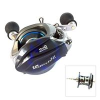 13BB 6.3:1 Left Hand Bait Casting Fishing Reel 12Ball Bearings + One-way Clutch High Speed