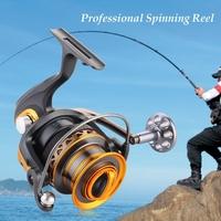 13+1BB Ball Bearings Professional Fishing Reel Long Distance Surfcasting Reel Left/Right Convertible Collapsible Handle Spinning Reel Fishing Tackle