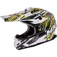 134140316 - MX Force Race Shiver Motocross Helmet S Yellow