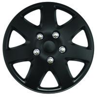 13 tempest matt black wheel cover set