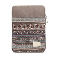 13.3 14.1 15.4 inch Retro Canvas Vertical Section Notebook Sleeve Case for Macbook, Surface, HP, Dell, Samsung, Sony, Etc