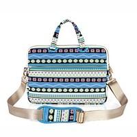 13.3 14.1 15.6 inch Snowflakes Pattern Laptop Shoulder Bag with Strap Hand Bag for Surface/Dell/HP/Samsung/Sony etc
