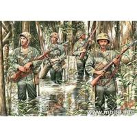 135 us marine in jungle wwii era figurines