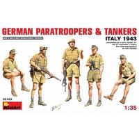 1:35 German Paratroopers And Tankers Italy 1943 Figurines