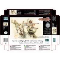 1:35 British And German Infantry Battles In North Africa Figurines