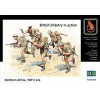 135 british infantry in action northern africa ww ii figurines