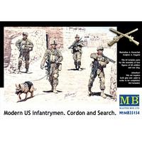 1:35 Modern Us Infantrymen \'cordon And Search\' Figurines