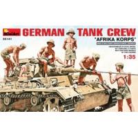 135 german tank crew afrika korps figurines