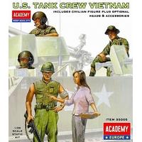 135 academy us tank crew vietnam model kit