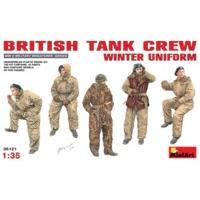 1:35 British Tank Crew In Winter Uniform Figurines