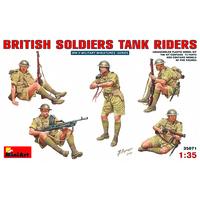 1:35 British Soldiers Tank Rider Figurines