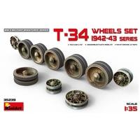 1:35 T-34 Wheels Set 1942-43 Model Kit