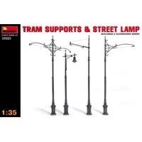 135 tram supports street lamps plastic model kit