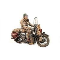 135 us motorcycle wla with rider model kit