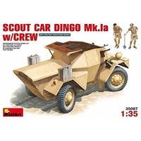 1:35 Scout Car Dingo Mk 1a With Crew Model Kit